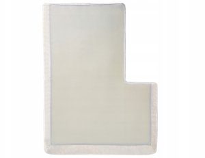 Narożnik dla 4 osób KIRUNA Welur Jasnobeżowy Prawostronny 7