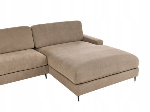 Narożnik dla 3 osób MALOY Brązowy Lewostronny 6
