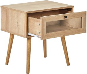 Szafka nocna 1 szuflada ALBANY Jasnobrązowy 4