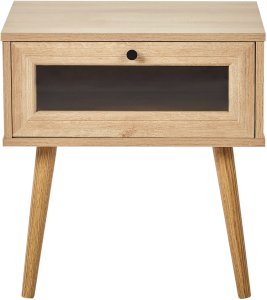 Szafka nocna 1 szuflada ALBANY Jasnobrązowy 5