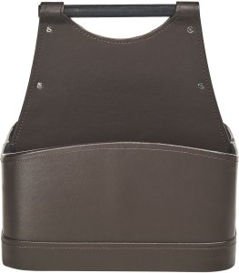 Kosz na pranie Beliani Kosz URUK Ciemnobrązowy 4