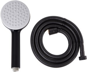 Słuchawka prysznicowa z wężem AYPATE Czarny 4