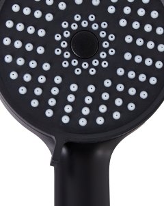 Słuchawka prysznicowa z wężem SURIPA 3 funkcje Czarny 6