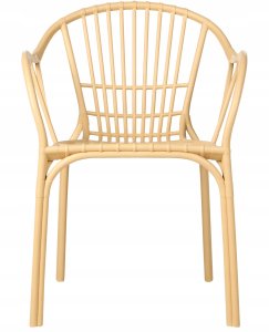 Zestaw 4 krzeseł ogrodowych ANDORA Beżowy 5