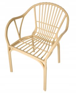 Zestaw 4 krzeseł ogrodowych ANDORA Beżowy 8