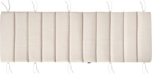 Leżak ogrodowy z poduszką BRESCIA PREMIUM Drewno akacjowe Jasnobeżowy 11