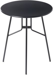 Beliani Stolik bistro TALTAL 64 cm Metal Czarny 4