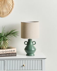 Lampa stołowa Beliani Lampa stołowa KERULEN Ceramika zielona 4