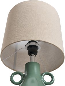 Lampa stołowa Beliani Lampa stołowa KERULEN Ceramika zielona 6