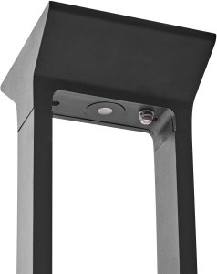 Beliani Lampa ogrodowa solarna LED MALDEN czarny 7