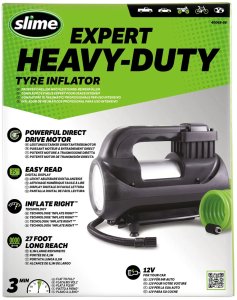 Kompresor samochodowy Slime Kompresor wielofunkcyjny / cyfrowa pompka do opon Expert Heavy-Duty 12V Uniwersalny 3