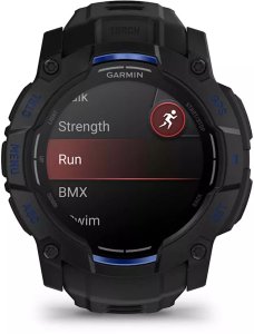 Zegarek sportowy Garmin Instinct 3 AMOLED - 50mm Czarno-niebieski (010-03020-03) 2