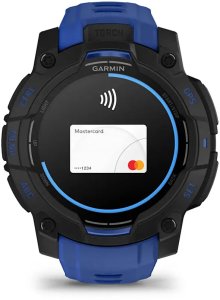 Zegarek sportowy Garmin Instinct 3 AMOLED - 45mm Czarno-niebieski (010-02936-03) 5