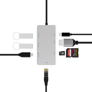 Stacja/replikator Abart Pro Abart Pro 8-in-1 USB-C stacja dokująca z kartą sieciową 2,5GbE i PD do 100W 5