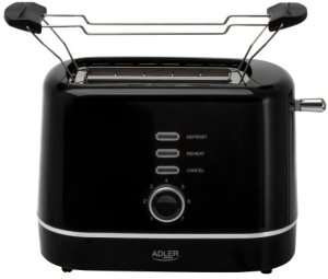 Toster z rusztem do bułek | 7 poziomów opiekania | Funkcja rozmrażania i podgrzewania 4