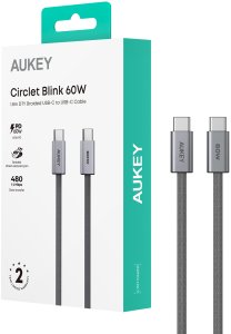 Kabel USB Aukey USB-C - USB-C 1.8 m Szary (Aukey) 7