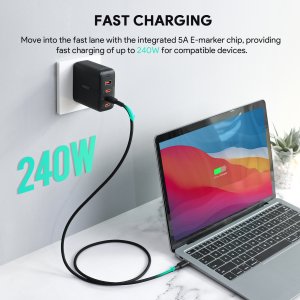 Kabel USB Aukey USB-C - USB-C 1.8 m Czarny (Aukey) 9