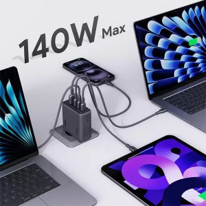 Ładowarka Aukey PA-C6 140W Szara 2