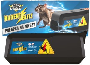 Elektryczna Pułapka Łapka Rażąca na Myszy Szczury Gryzonie 1800V Humanitarna Myszołapka do Zwalczania Myszy Szczurów 3