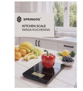 Waga kuchenna Springos Waga kuchenna domowa 5 kg elektroniczna z wyświetlaczem UNIWERSALNY 7