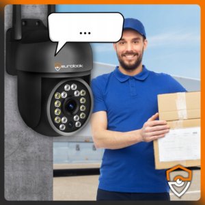 ZEWNĘTRZNA KAMERA IP WIFI OBROTOWA 10MP 4K ULTRA HD MIKROFON ŚLEDZENIE ZOOM 6