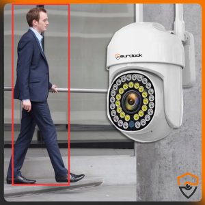 OBROTOWA KAMERA WIFI IP ZEWNĘTRZNA 5MP QHD MONITORING ZOOM DETEKCJA QUAD HD 5