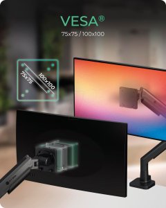 Icy Box Uchwyt biurkowy na monitor 2