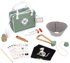 Janod Zestaw weterynarski z 10 akcesoriami 3+ 4