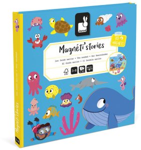 Janod Magnetyczna układanka podwodny świat Magneti'stories 3+ 4