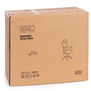 Krzesło biurowe ModernHome 9591 Czarne 9