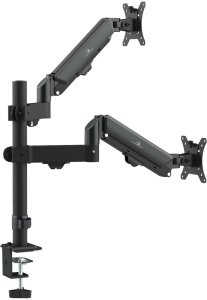 Maclean Uchwyt biurkowy na 2 monitory 17" - 32" (MC-136) 2
