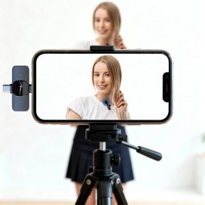 Mikrofon Media-Tech MICRO-MIC DUO - 2x Bezprzewodowy mikrofon krawatowy (zestaw), na klipsie, iOS & Android (OTG), mini, superczuły. USB-C & LIGHTNING 8