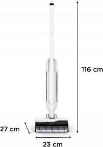 Odkurzacz pionowy Rowenta X-Clean 10 bezprzewodowy odkurzacz na mokro i sucho 60 min pracy 4