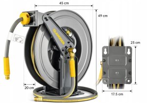 Ehrle GLAHODEN NTS-A20 Dwuramienny bęben do węża 20 m 5