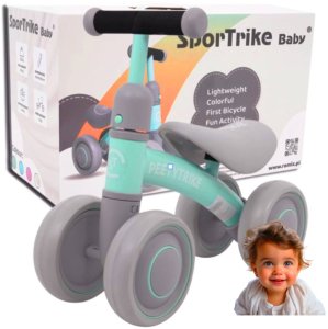 Rowerek biegowy Jeździk SPORTRIKE PettyTrike Z7 zielony 4