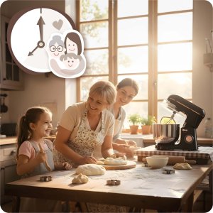 Robot planetarny Berdsen Robot kuchenny planetarny mikser 3w1 6l 1400 W BD-756 9