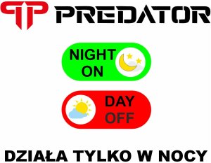 Odstraszacz Predator Light Cichy do domu Działający na 4 strony na uchwycie Zasilanie 230V - działa tylko w nocy [4747] 2
