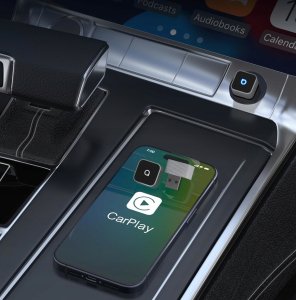 Bezprzewodowy Adapter samochodowy OTTOCAST Mini Cube T2 srebrny 2