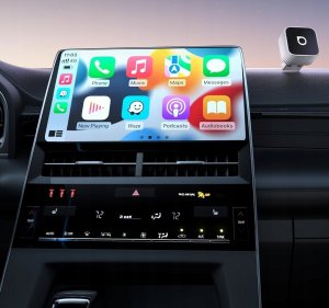 Bezprzewodowy Adapter samochodowy OTTOCAST Mini Cube T2 srebrny 3