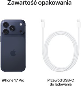 Smartfon Apple iPhone 17 Pro 5G 12/256GB Granatowy  (MG8J4SX/A) 8