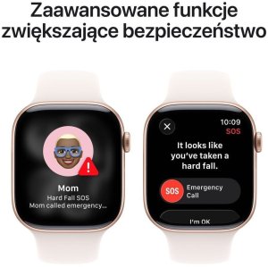 Smartwatch Apple Watch 11 GPS + Cellular 46mm Rose Gold Alu Sport Band S/M Różowy  (MFCG4ET/A) 6