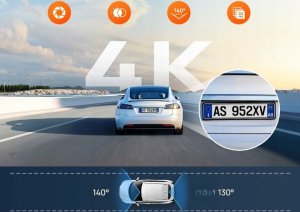 Wideorejestrator 70mai Kamera samochodowa 4K 2160p z GPS WiFi SD 128 GB 24/7 4