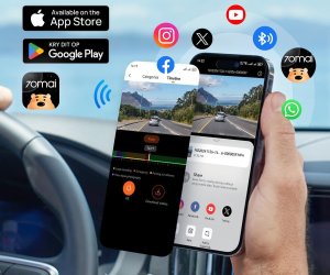 Wideorejestrator 70mai Kamera samochodowa 4K 2160p z GPS WiFi SD 128 GB 24/7 6