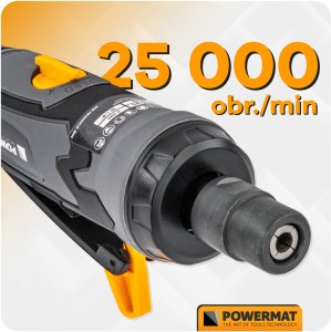 SZLIFIERKA PNEUMATYCZNA PROSTA TRZPIENIOWA PORĘCZNA 25 000 OBR./MIN 6