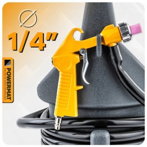 PIASKARKA PNEUMATYCZNA SYFONOWA 10L PISTOLET CZYSZCZENIE PIASKOWANIE DYSZE 13