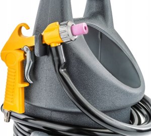 PIASKARKA PNEUMATYCZNA SYFONOWA 10L PISTOLET CZYSZCZENIE PIASKOWANIE DYSZE 2