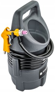 PIASKARKA PNEUMATYCZNA SYFONOWA 10L PISTOLET CZYSZCZENIE PIASKOWANIE DYSZE 5