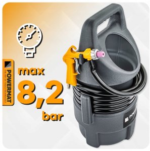 PIASKARKA PNEUMATYCZNA SYFONOWA 10L PISTOLET CZYSZCZENIE PIASKOWANIE DYSZE 9