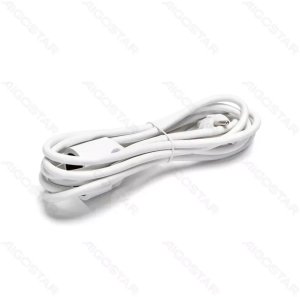 Przedłużacz sieciowy jedno gniazdo z uziemieniem 3 m biały 3G 1,5 mm2 2