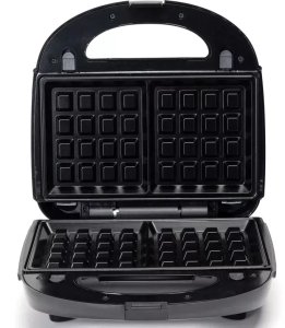 Gofrownica Aigostar  Opiekacz do kanapek gofrów o mocy 800 W z 3 zestawami płytek 3